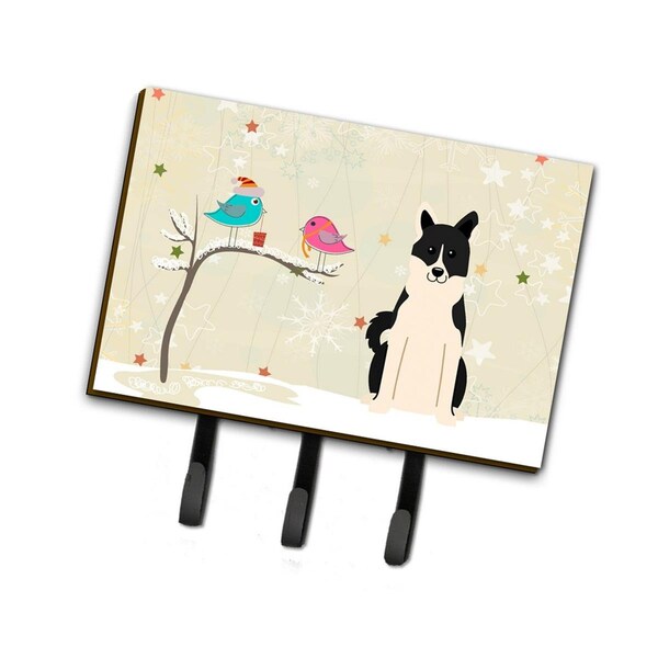 Jensendistributionservices Christmas Presents Between Friends Russo-European Laika Spitz Leash or Key Holder MI2100710 - main
